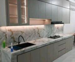 Pasang Kitchen Set, Backdrop TV, Meja & Almari - 3
