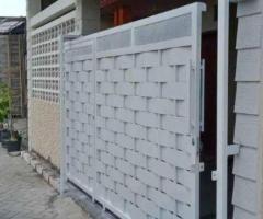 Pintu Pagar Besi Minimalis Free Design